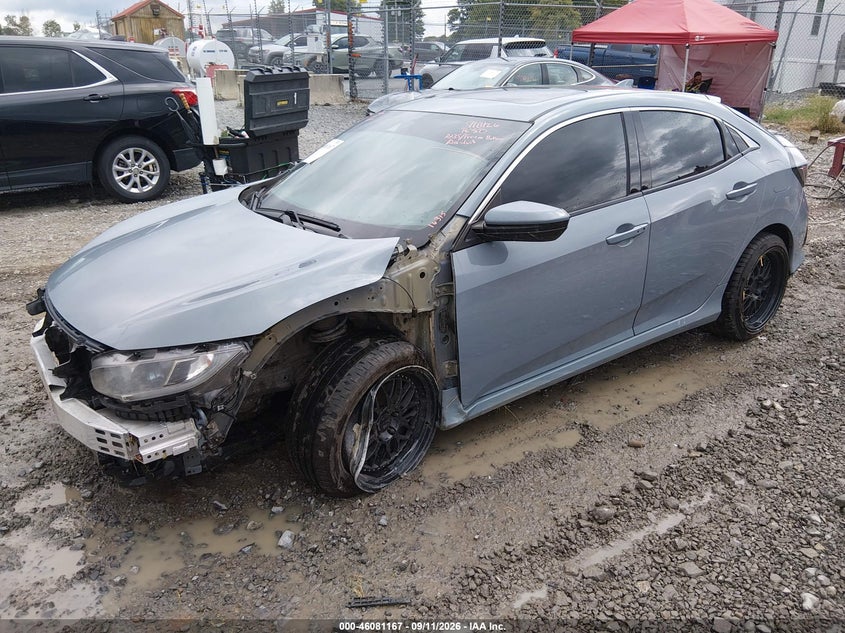 Vin: shhfk7h60mu213817, lot: 46580714, honda civic ex 20212