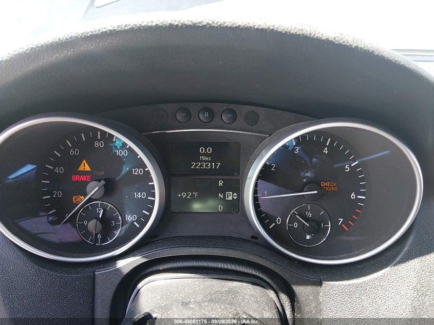 2010 MERCEDES-BENZ ML 350 auction photo 7