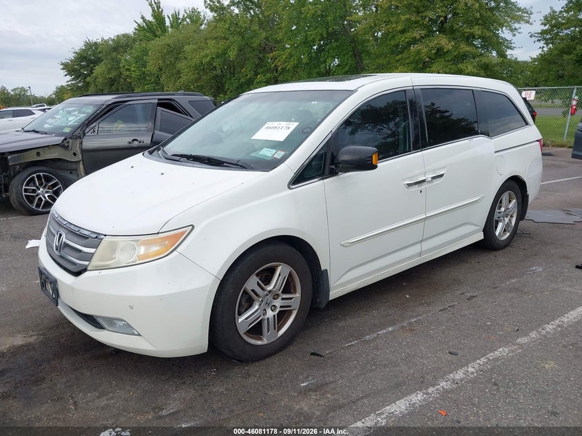 Vin: 5fnrl5h95db033484, lot: 46580725, honda odyssey touring/touring elite 20132