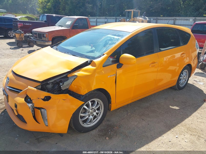 Vin: jtdzn3eu7ej012279, lot: 46580764, toyota prius v three 20142