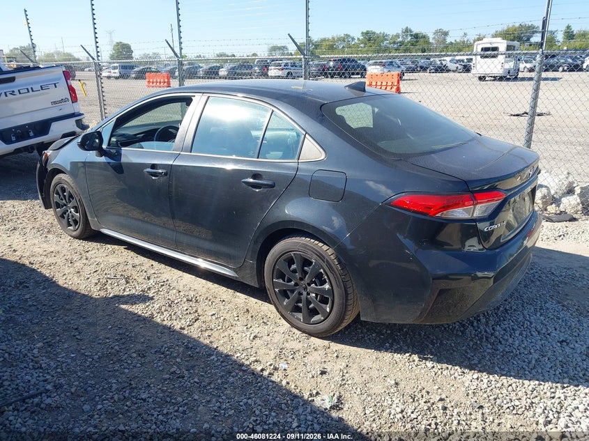Vin: 5yfepmae7mp188885, lot: 46580771, toyota corolla le 20213