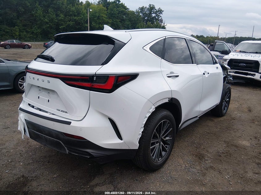 Vin: 2t2accaz7tc002649, lot: 46580807, lexus nx 350h 20264