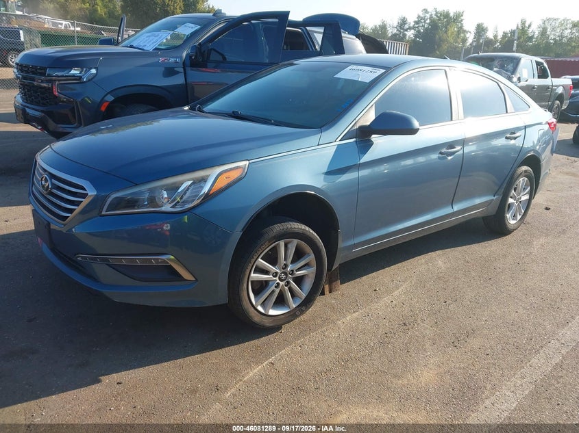 Vin: 5npe24af7fh097235, lot: 46580836, hyundai sonata se 20152