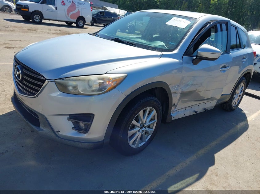 Vin: jm3ke4cy8g0658539, lot: 46580860, mazda cx-5 touring 20162
