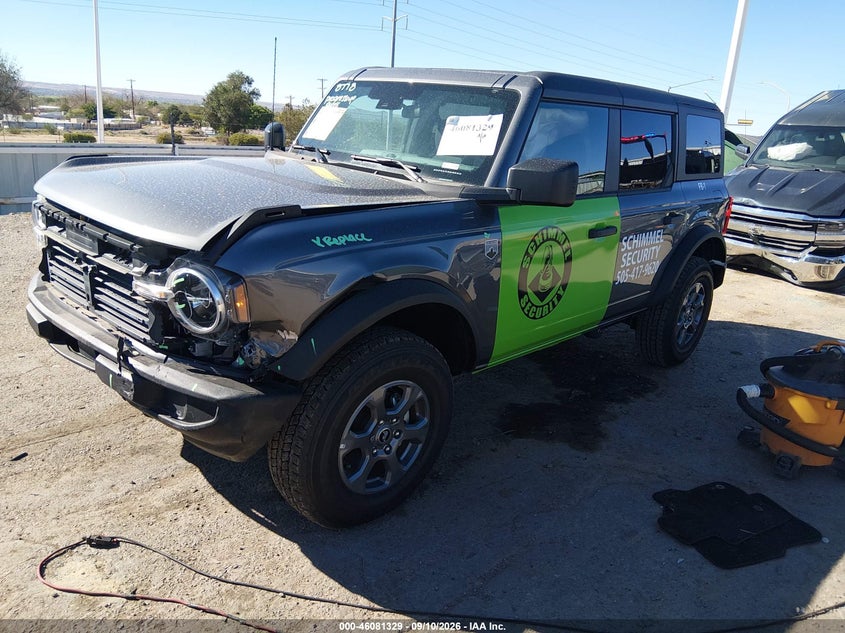 Vin: 1fmde7bh0slb79331, lot: 46580875, ford bronco big bend 20252
