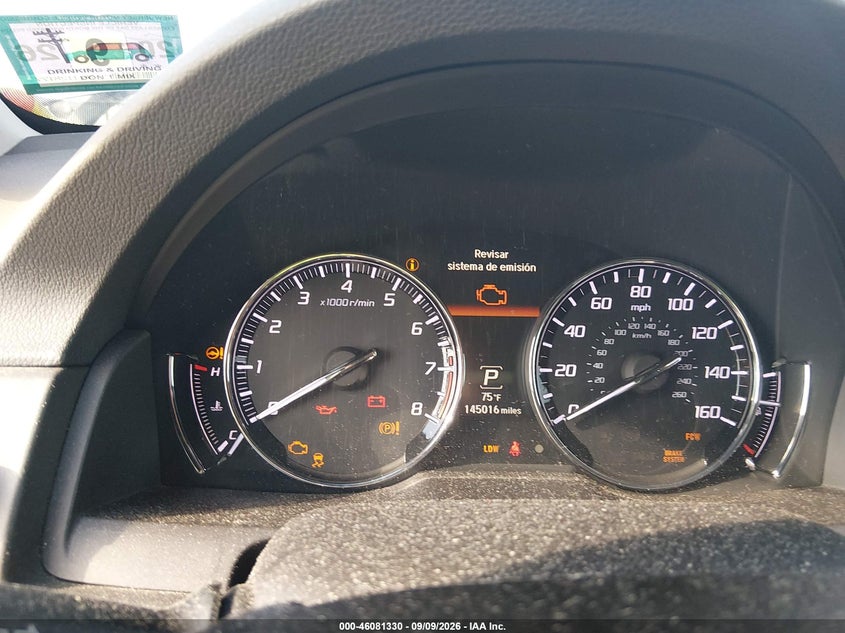 ACURA RLX 2014 VIN JH4KC1F32EC002912