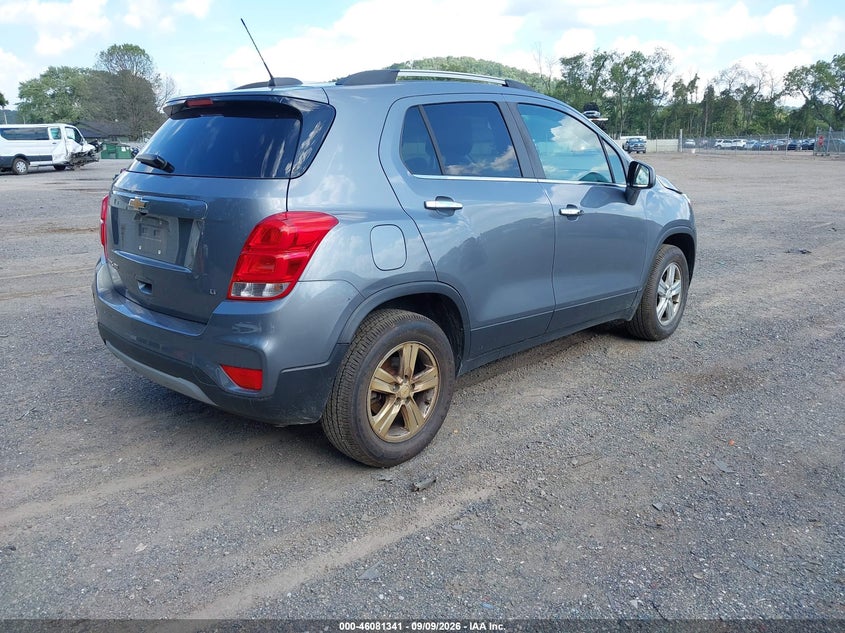 Vin: kl7cjpsb3kb877958, lot: 46580888, chevrolet trax lt 20194