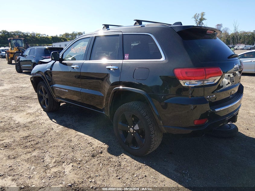 Vin: 1c4rjfct2ec105836, lot: 46580890, jeep grand cherokee overland 20143
