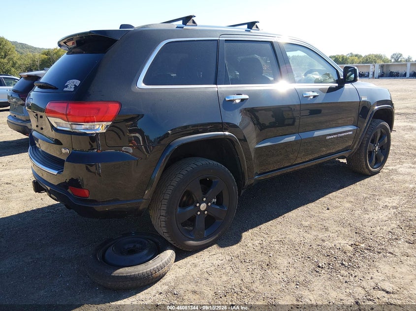 Vin: 1c4rjfct2ec105836, lot: 46580890, jeep grand cherokee overland 20144