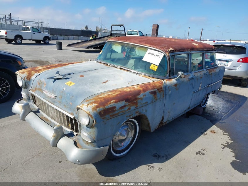 1955 CHEVROLET STATION WAGON auction photo 2