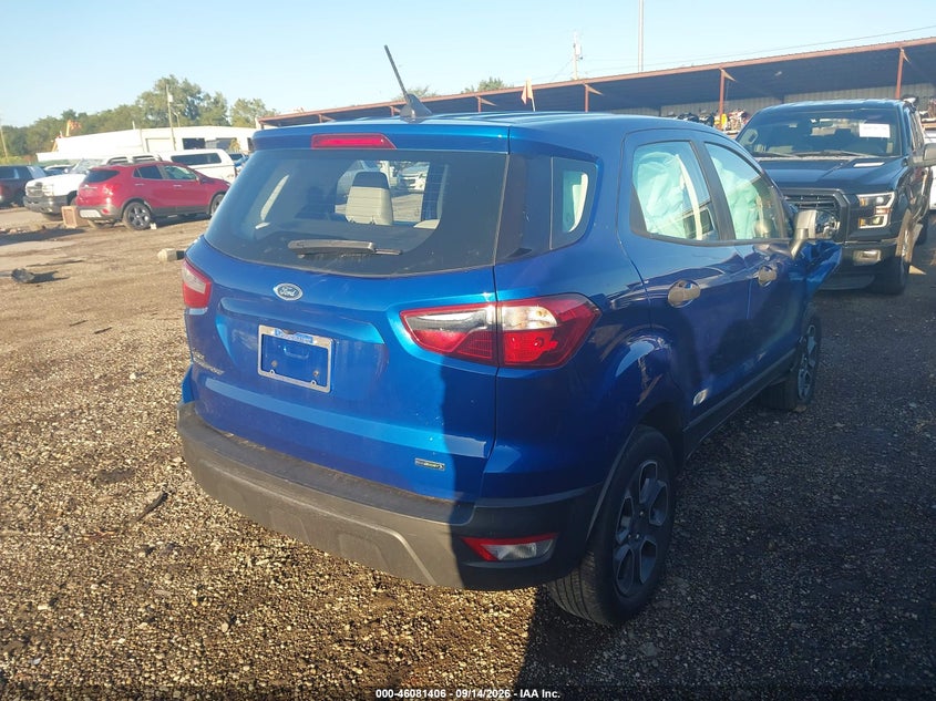 Vin: maj3s2fe3lc355727, lot: 46580953, ford ecosport s 20204