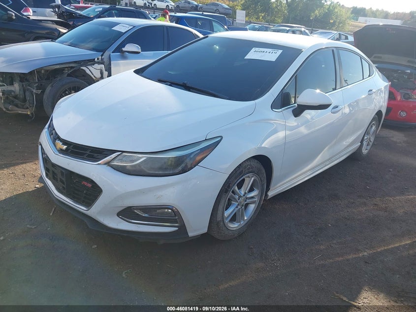 Vin: 1g1be5sm2g7293420, lot: 46580966, chevrolet cruze lt auto 20162