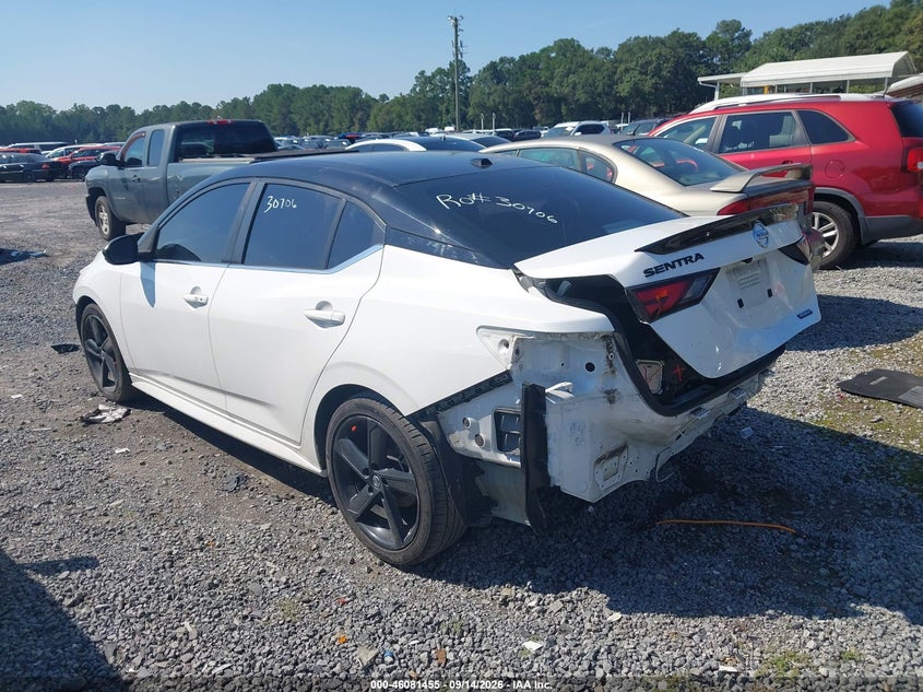 Vin: 3n1ab8dv8py274388, lot: 46581002, nissan sentra sr xtronic cvt 20233
