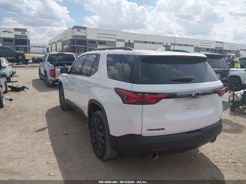 Vin: 1gnerjkw9pj335983, lot: 46581006, chevrolet traverse rs 20233