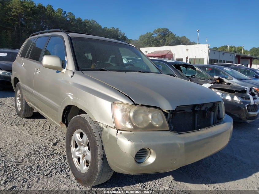 2001 TOYOTA HIGHLANDER auction photo 1