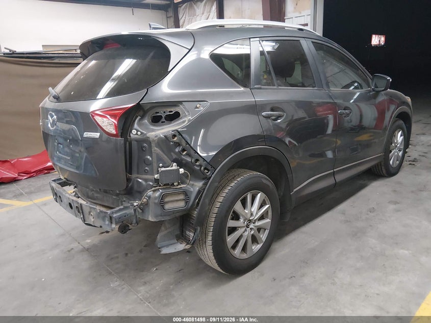 Vin: jm3ke2cy2g0904182, lot: 46581045, mazda cx-5 touring 20164