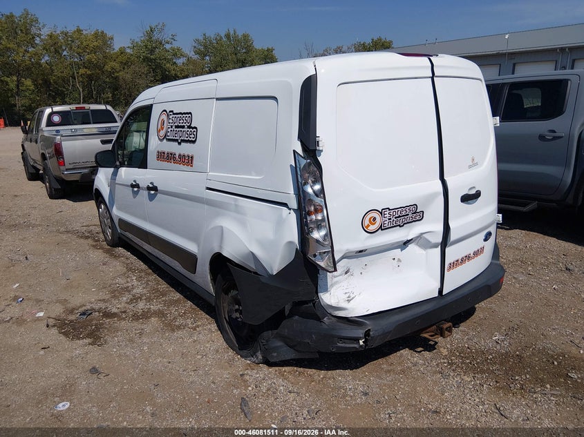 Vin: nm0ls7e70h1308049, lot: 46581058, ford transit connect xl 20173