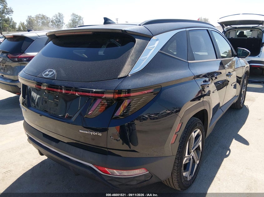 Vin: km8jfca10nu016626, lot: 46581068, hyundai tucson hybrid sel convenience 20224