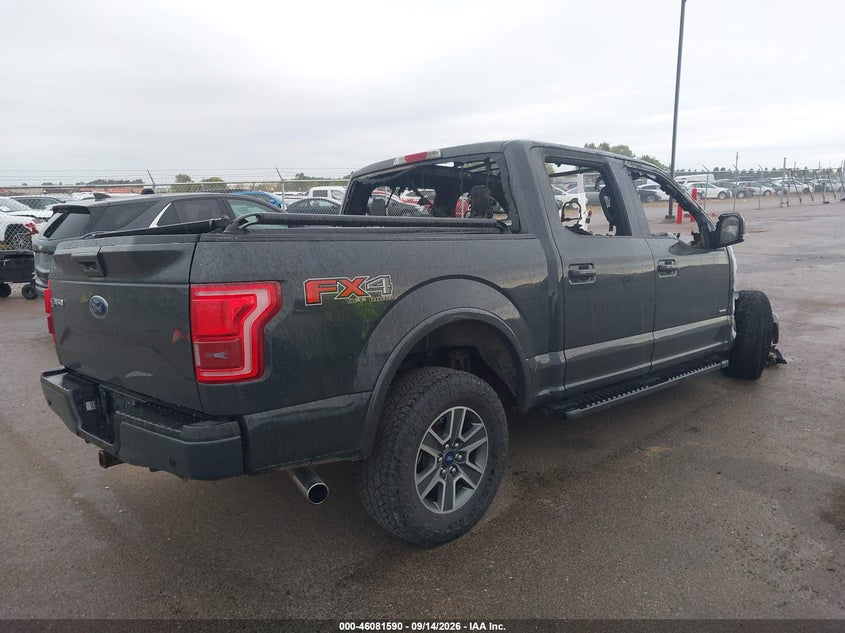 Vin: 1ftew1eg2gkd89075, lot: 46581137, ford f-150 lariat 20164