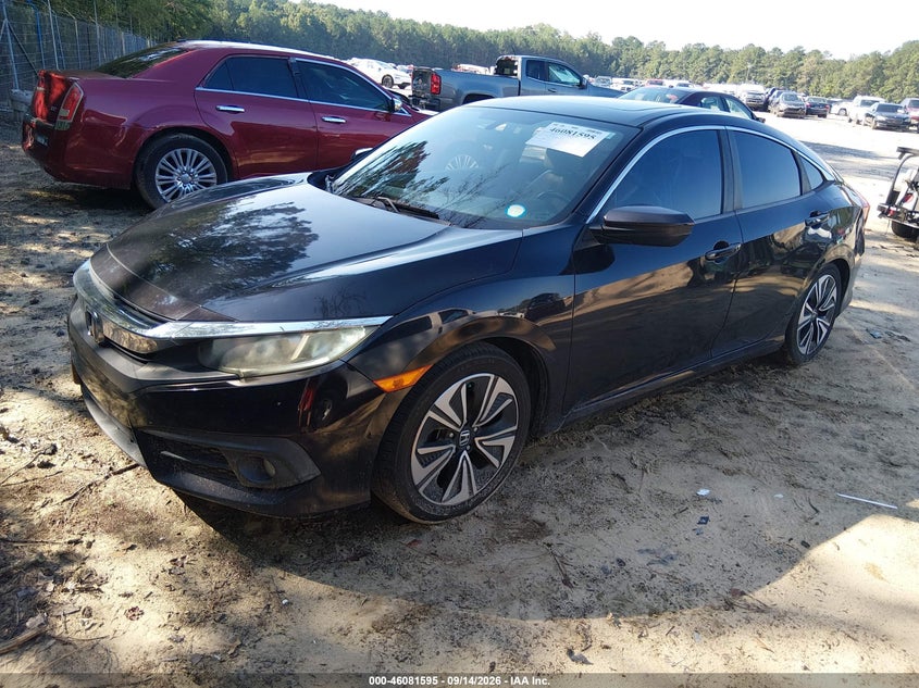Vin: 19xfc1f73ge003553, lot: 46581142, honda civic ex-l 20162