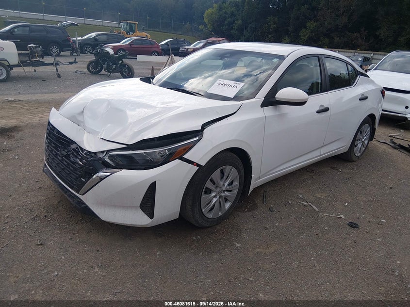 Vin: 3n1ab8bv3ry315368, lot: 46581162, nissan sentra s xtronic cvt 20242