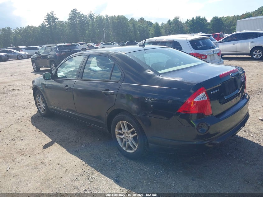 Vin: 3fahp0ga7ar334790, lot: 46581169, ford fusion s 20103