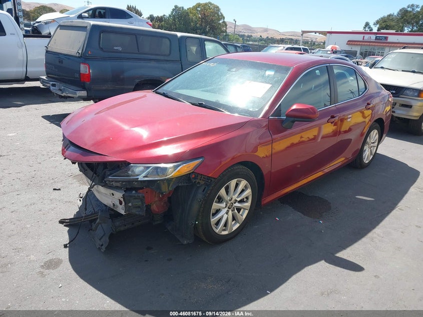 Vin: 4t1c11ak2lu358287, lot: 46581222, toyota camry le 20202