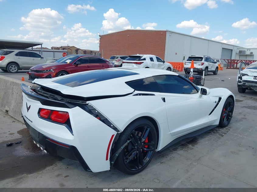 Vin: 1g1yd2d73k5124837, lot: 46581229, chevrolet corvette stingray 20194