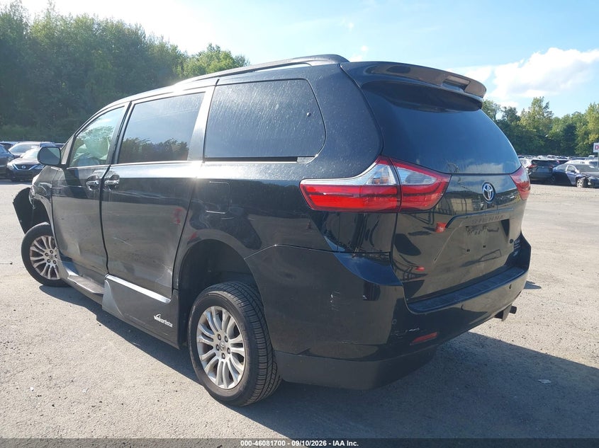 Vin: 5tdyk3dc2fs642860, lot: 46581247, toyota sienna xle 8 passenger 20153