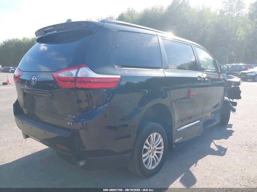 Vin: 5tdyk3dc2fs642860, lot: 46581247, toyota sienna xle 8 passenger 20154