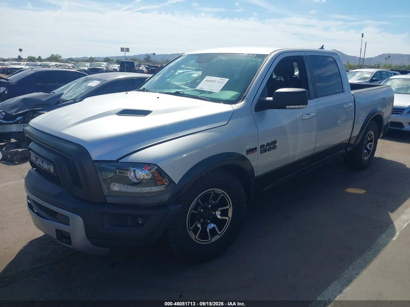 Vin: 1c6rr7yt8hs838997, lot: 46581260, ram 1500 rebel  4x4 5'7 box 20172