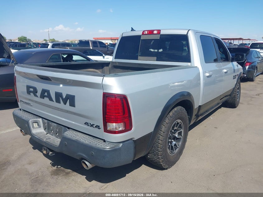 Vin: 1c6rr7yt8hs838997, lot: 46581260, ram 1500 rebel  4x4 5'7 box 20174