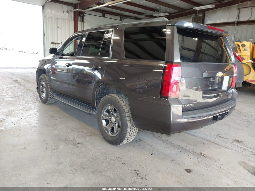Vin: 1gnskaec3jr269058, lot: 46581277, chevrolet tahoe ls 20183