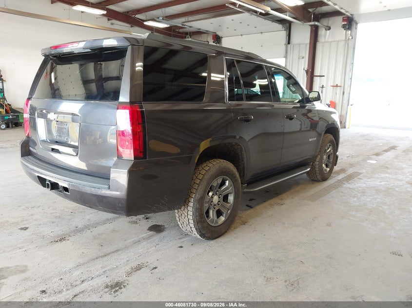 Vin: 1gnskaec3jr269058, lot: 46581277, chevrolet tahoe ls 20184