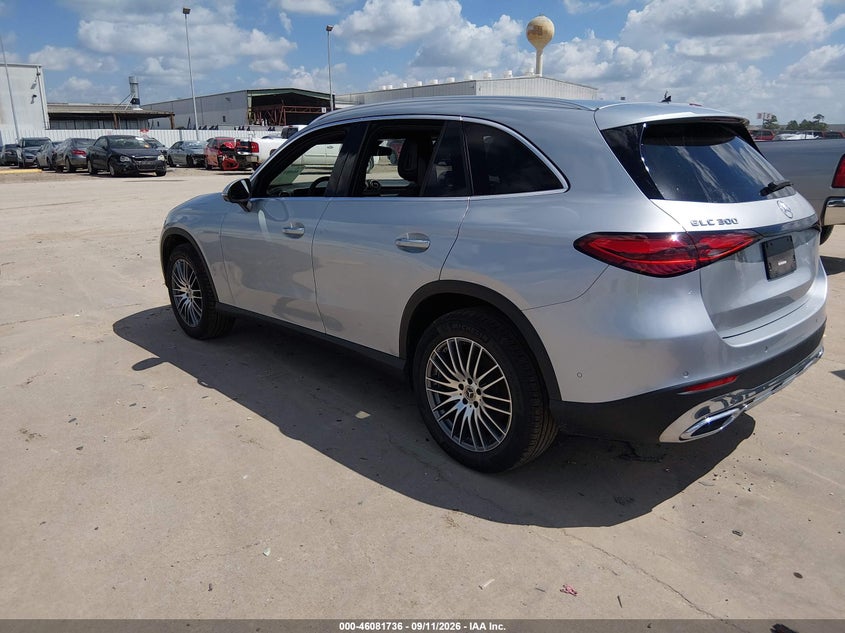 Vin: w1nkm4gb9tf555325, lot: 46581283, mercedes-benz glc 300 suv 20263