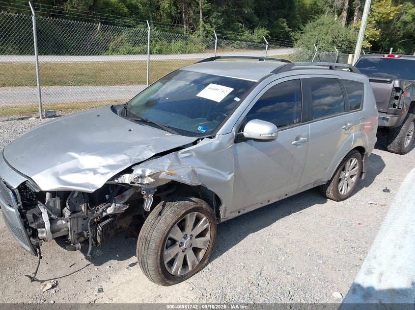 2012 Mitsubishi Outlander, Удар спереди, IAAI, VIN JA4JT3AW4CU004303 — фото 2