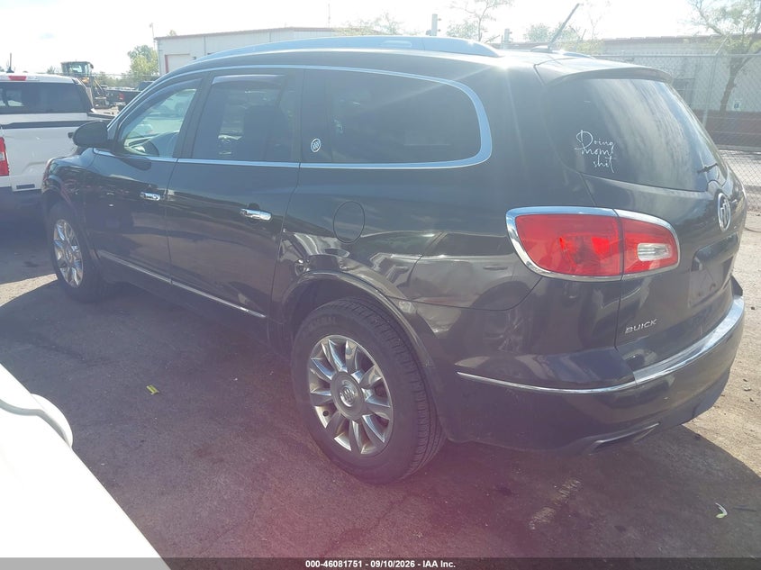 Vin: 5gakrbkd9ej245912, lot: 46581298, buick enclave leather 20143