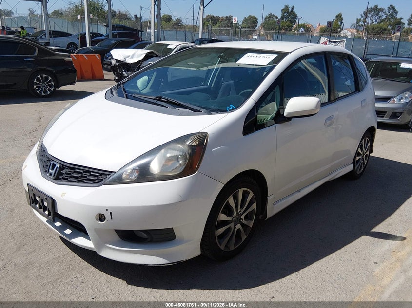 Vin: jhmge8h60cc014022, lot: 46581308, honda fit sport 20122