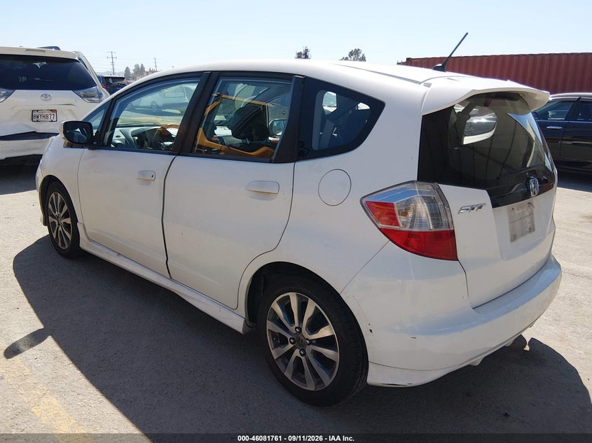 Vin: jhmge8h60cc014022, lot: 46581308, honda fit sport 20123