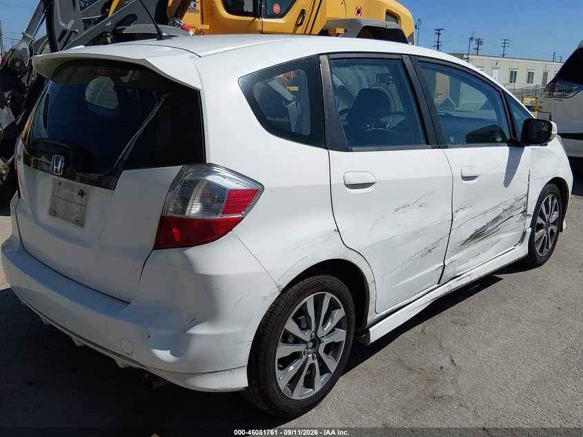 Vin: jhmge8h60cc014022, lot: 46581308, honda fit sport 20124