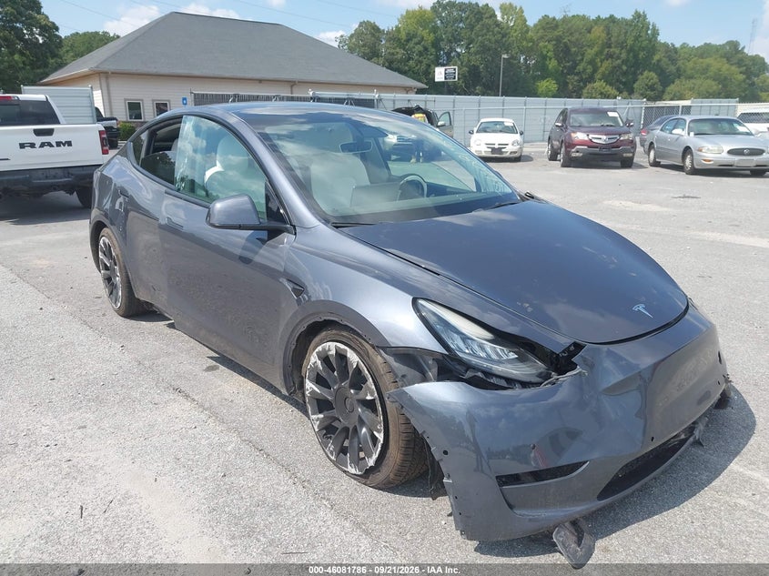 Vin: 7saygdee0nf329982, lot: 46581333, tesla model y long range dual motor all-wheel drive 20221