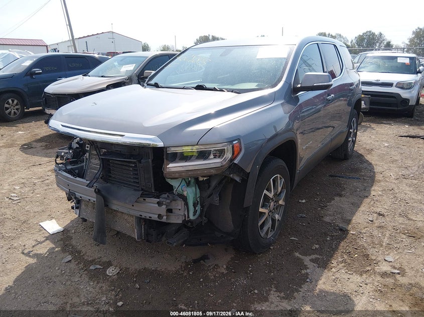 Vin: 1gkknkla8mz132763, lot: 46581352, gmc acadia fwd sle 20212