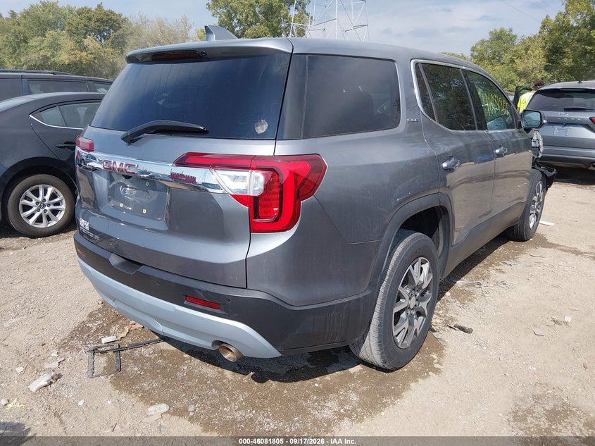 Vin: 1gkknkla8mz132763, lot: 46581352, gmc acadia fwd sle 20214