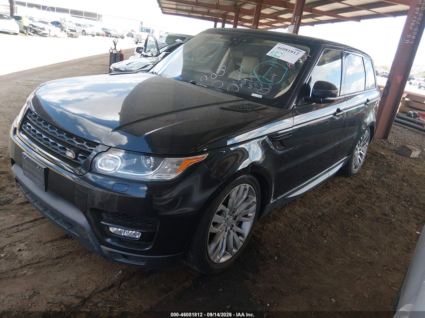 Vin: salwr2fe2ha126664, lot: 46581359, land rover range rover sport 20172