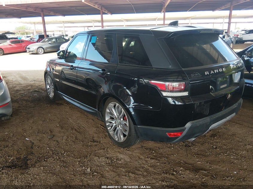 Vin: salwr2fe2ha126664, lot: 46581359, land rover range rover sport 20173