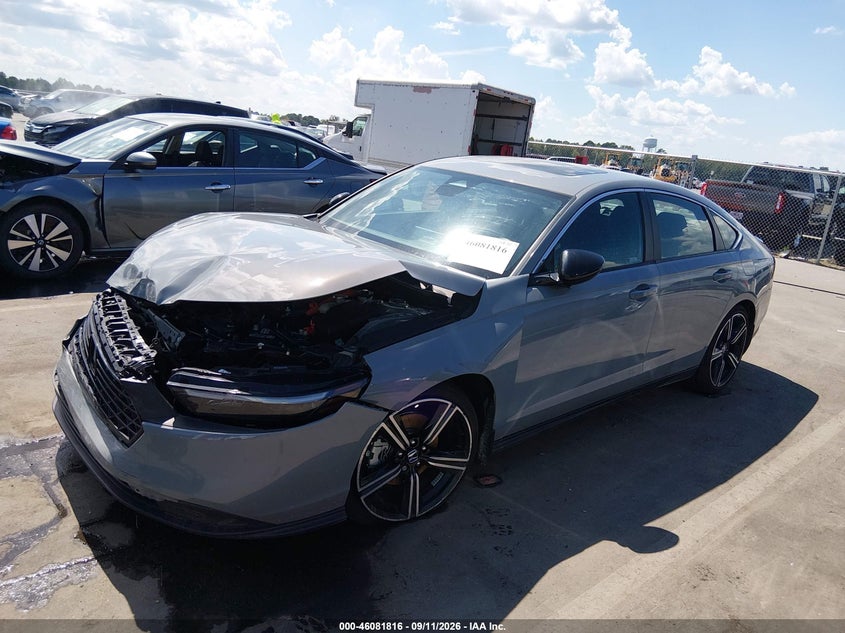 Vin: 1hgcy2f51sa012080, lot: 46581363, honda accord hybrid sport 20252