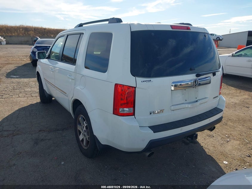Vin: 5fnyf3h95ab008877, lot: 46581376, honda pilot touring 20103