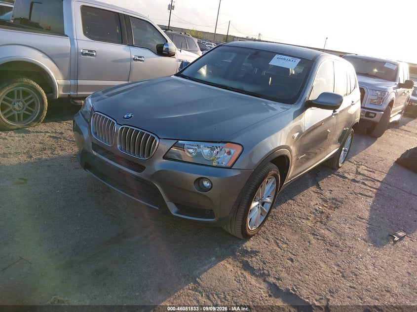 2013 BMW X3, Обычный износ, IAAI, VIN 5UXWX9C50D0D00971 — фото 2