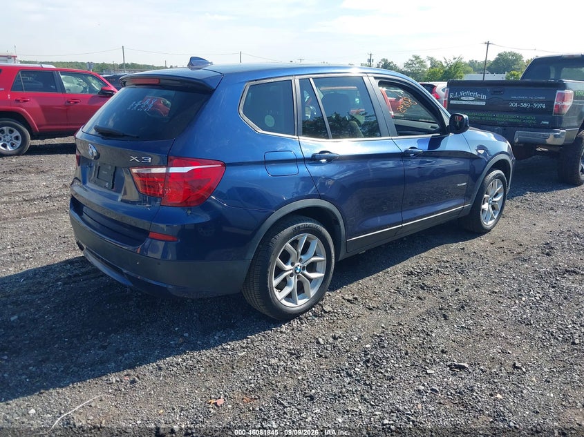 BMW X3 2012 VIN 5UXWX7C51CL737845