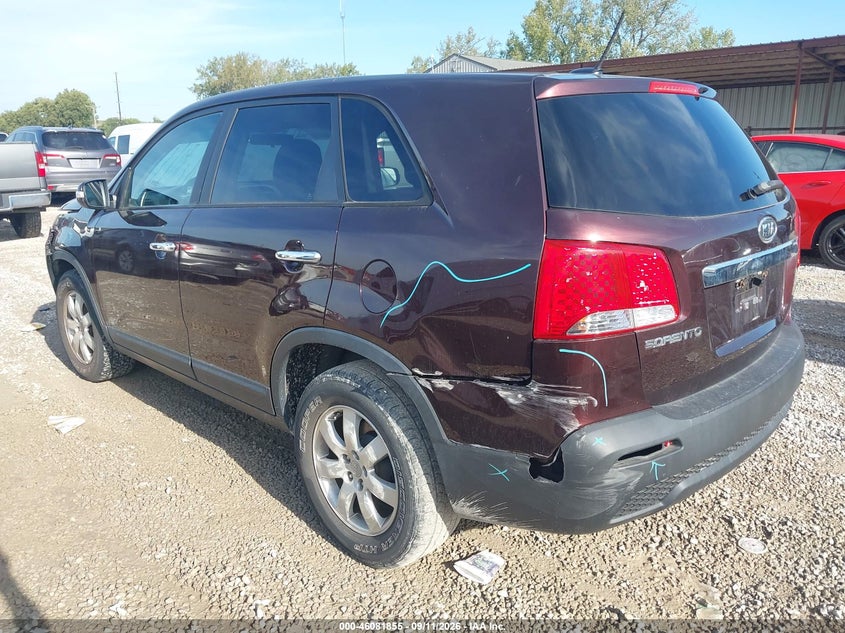 Vin: 5xykt4a13d6312222, lot: 46581401, kia sorento lx 20133